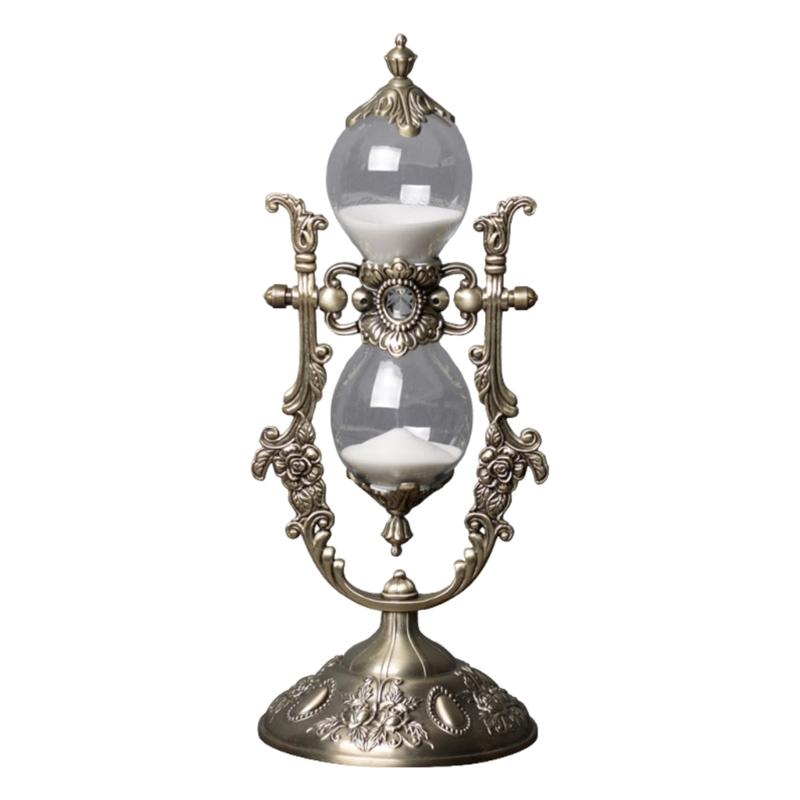 

Decorative European Hourglass 15/30 Minutes Sand Timer Clock for Enhancing Living Space and Measuring Time Table Decors