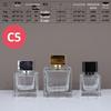 Bayonet Spot Glass Perfume Bottle: Portable 30ml, 50ml, 100ml Dispenser & Sample Bottle