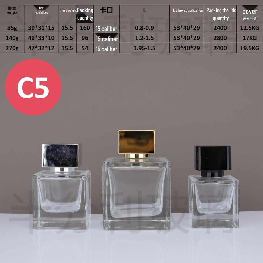 Bayonet Spot Glass Perfume Bottle: Portable 30ml, 50ml, 100ml Dispenser & Sample Bottle