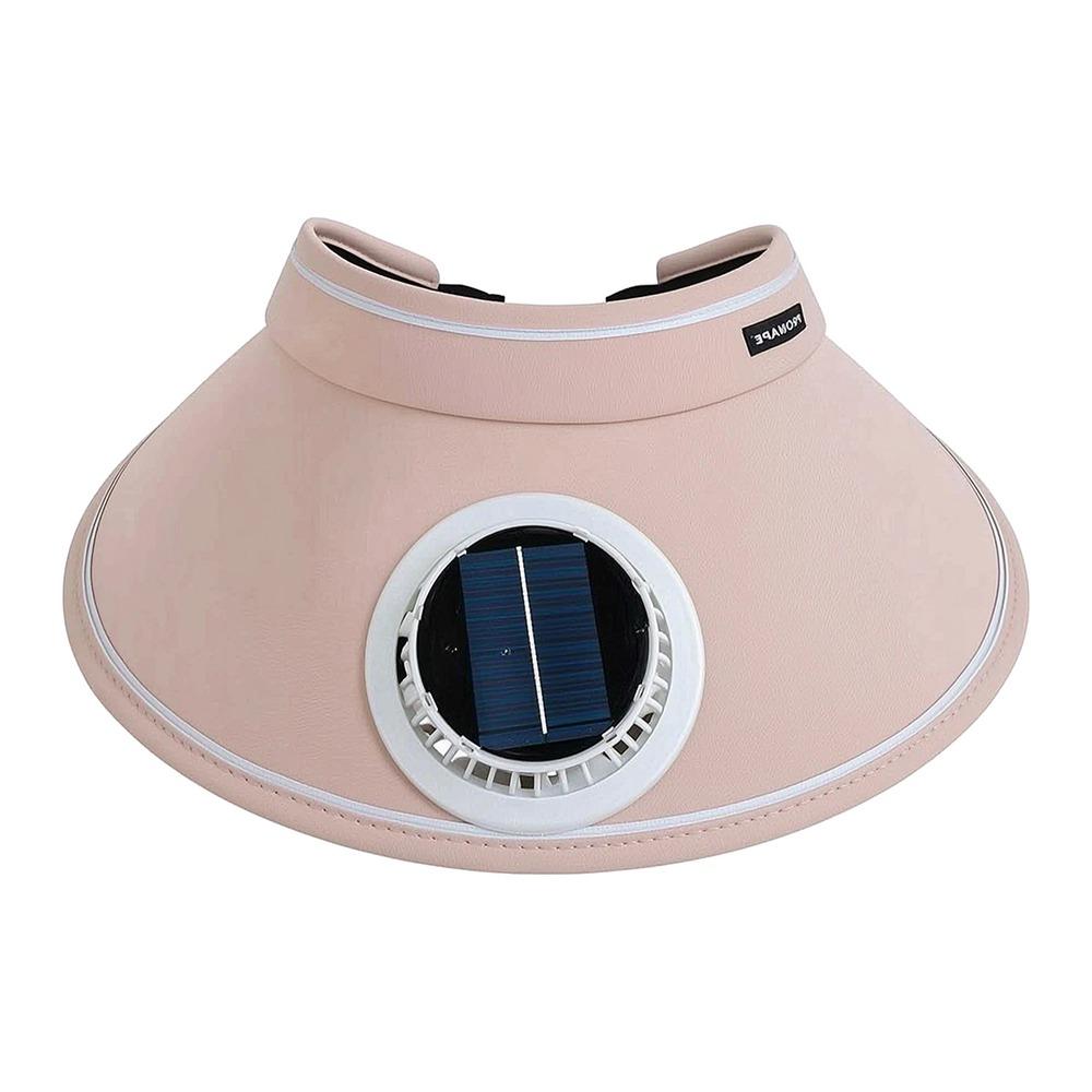 Breathable Sun Hat with Fan Wide Brim Beach Sunshade Hat Outdoor Visor Hat Mountain Climbing
