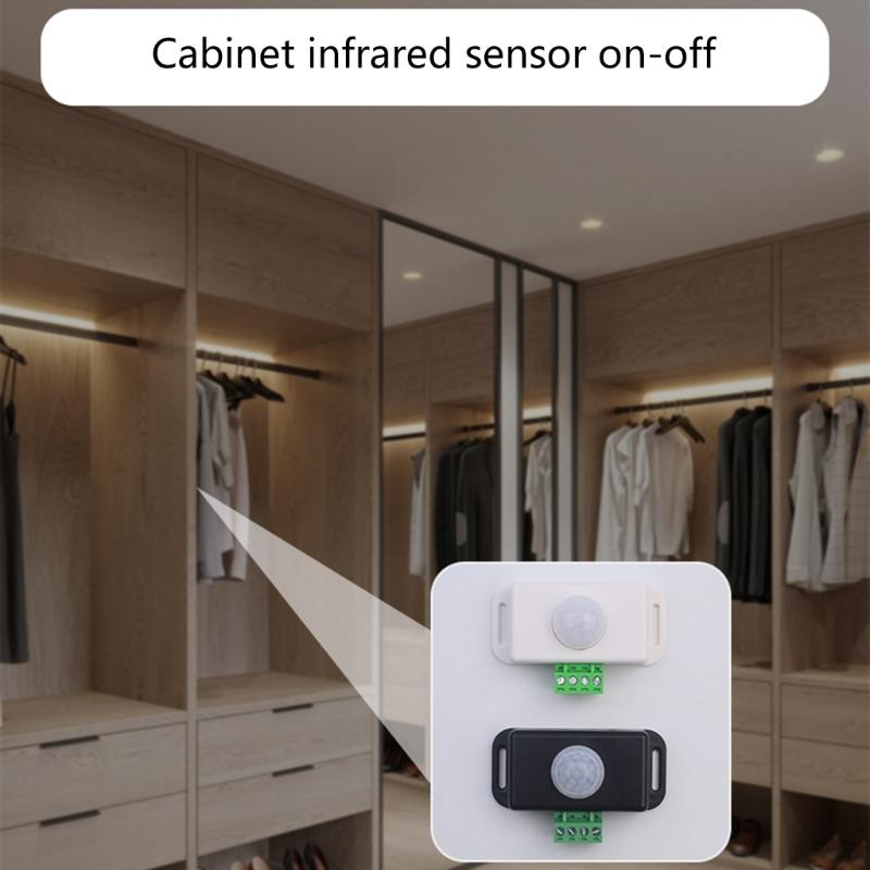 Automatic Lighting manager With 120° Coverage 4A Output For Cabinets Closets Shelves Easy Installation