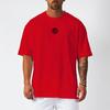 Do The Work  Oversized Mens Dropped Shoulder Bodybuilding Fitness Workout Mesh Summer Loose Quick Dry Gym Sports Printed T-shirt