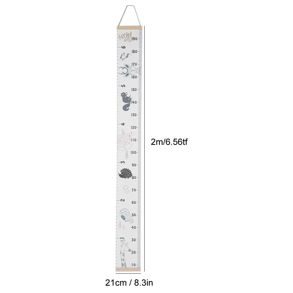 Cute Wall Sticker Height Measure Growth Chart Home Room Decoration Child Toy#1