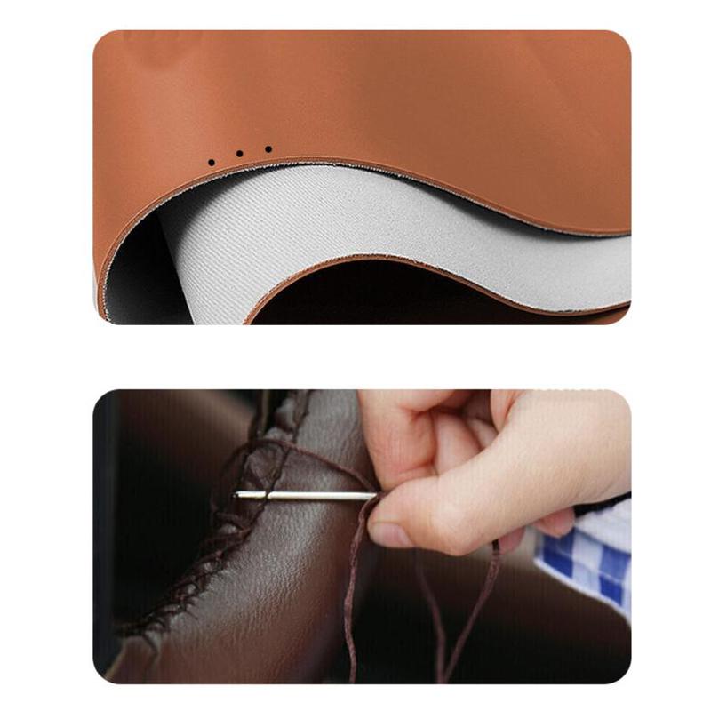 Round hole solid wood handle awl handmade DIY leather awl with sheath awl sewing awl handmade tool