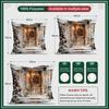 Christmas Themed Winter Street Houses Cushions Pillowcase Cushion Cover Throw Pillow Sofa Decoration Pillowcover Home Car Decor