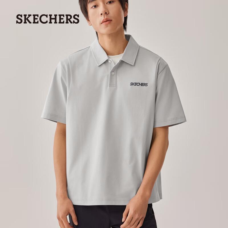 Skechers Мужская футболка-поло с коротким рукавом L225M128 XL