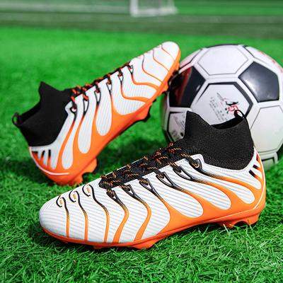 Men's Soccer Shoes Large Size Ultralight Football Boots Boys Sneakers Non-Slip AG/TF Soccer Cleats Ankle Boots Unisex