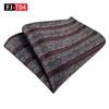 Herren Gestreiftes Polyester Seide Business Einstecktuch