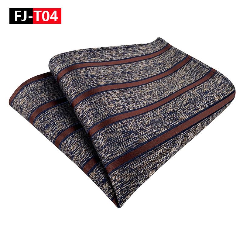 Herren Gestreiftes Polyester Seide Business Einstecktuch