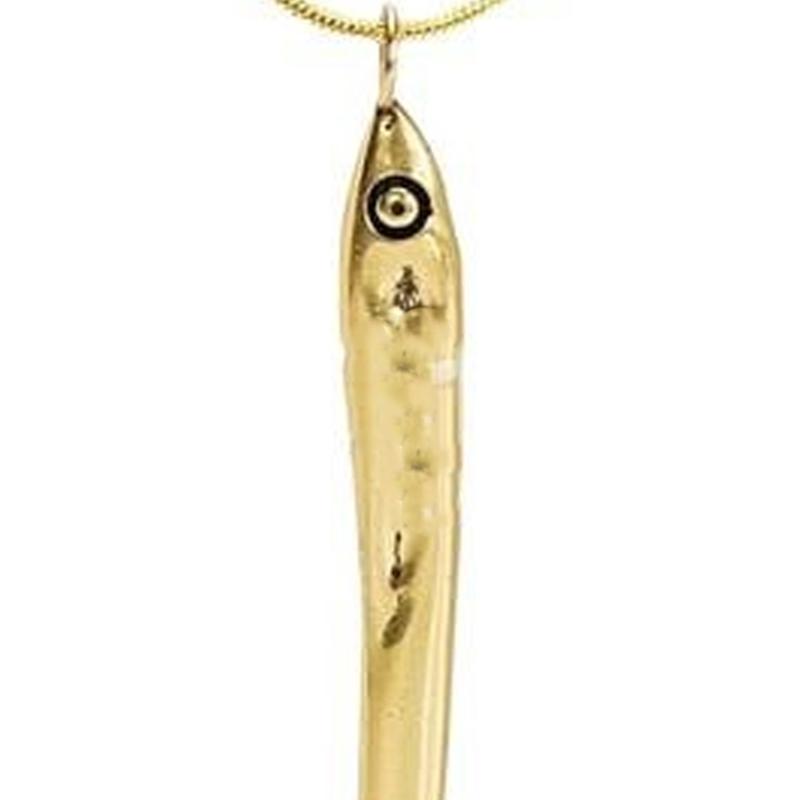 Elegant Sardine Charm Necklace Adjustable Chain Necklaces Pendant Jewelry for Everyday Elegant Outfit Enhancement