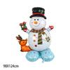 Large Christmas Snowman Foil Balloon Standing Christmas Tree Balloon Santa Claus Gift Box Balloon Christmas Party Decors