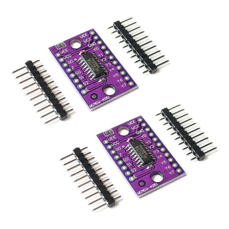 Highly Speed 74HC4051 8Input Channel Analog Multiplexer Selectors Module Distributor Resolver With Low Distortions