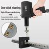 Dual-Column Hydraulic Pneumatic Riveting Machine with Rivet and Nut Gun