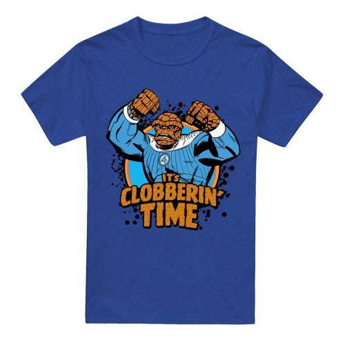 Fantastic Four Unisex Adult ClobberinÂ´ Time Thing Heather T-Shirt