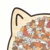 135 PC Cat-shaped Wooden Jigsaw Puzzle Unique Irregular Puzzle Pieces Game Birthday Xmas Gifts for Cat Lovers Home Decorations