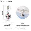 Pendant Charm Bead Copper Fairy Tale Clock Pendant Fit Original Bracelet For Jewelry Making Valentine'S Day Gift