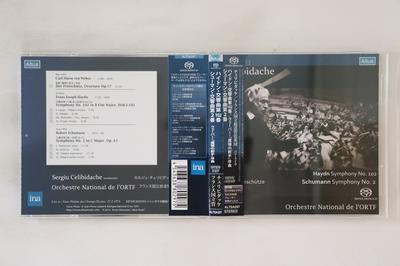 CD SERGE CELIBIDACHE, ORCHESTRE NATION - Sinfonia nº de Haydn. 102 / Weber Over ALTSA297 Altus 2014 Japão Obi Clássico Usado