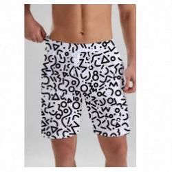 Men's Beach Shorts, Hawaiian Fashion, Summer Bathroom Shorts, Men's Beach Clothing