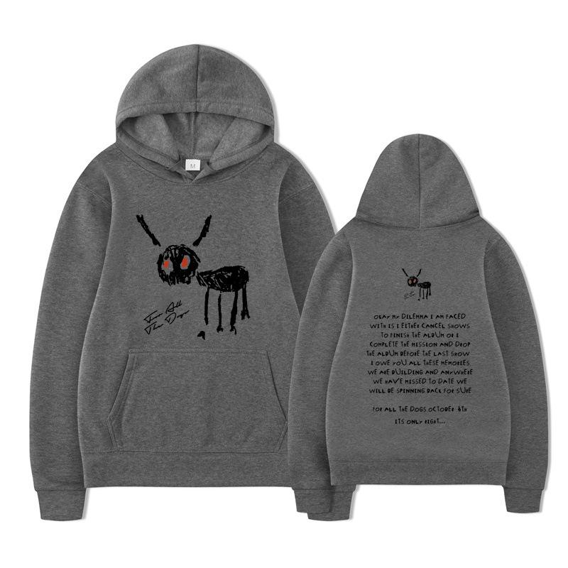 Rapper Drake for All The Dogs Letter Hoodie Design Men's Women's Sweatshirt Fleece Oversized Couples Streetwear Hoodies