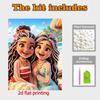 Disney Pearl Art Painting Moana Handmade diy5D Pearl Gem Painting Pictures Crafts Special Shape Home Wall Decoration
