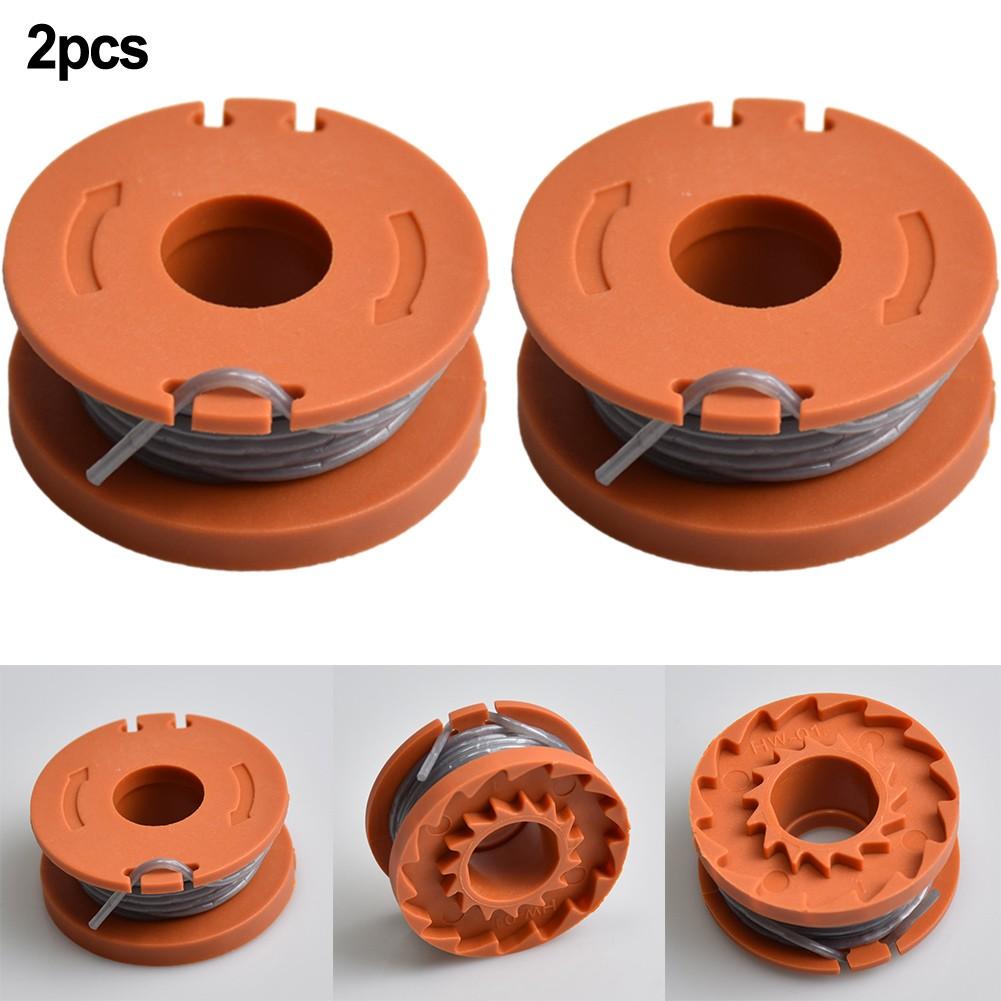 2 Pcs Spool & Line For POWERBASE N0F-GT-300/20-E For Strimmer Trimmer