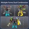 Zinc Zinc Alloy Material Insect Transformer Mecha Toy Double Combination Action Figure  Creative Toy