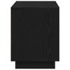 TV Cabinet in Black Oak Look 80 x 35 x 45 cm Engineered Wood
