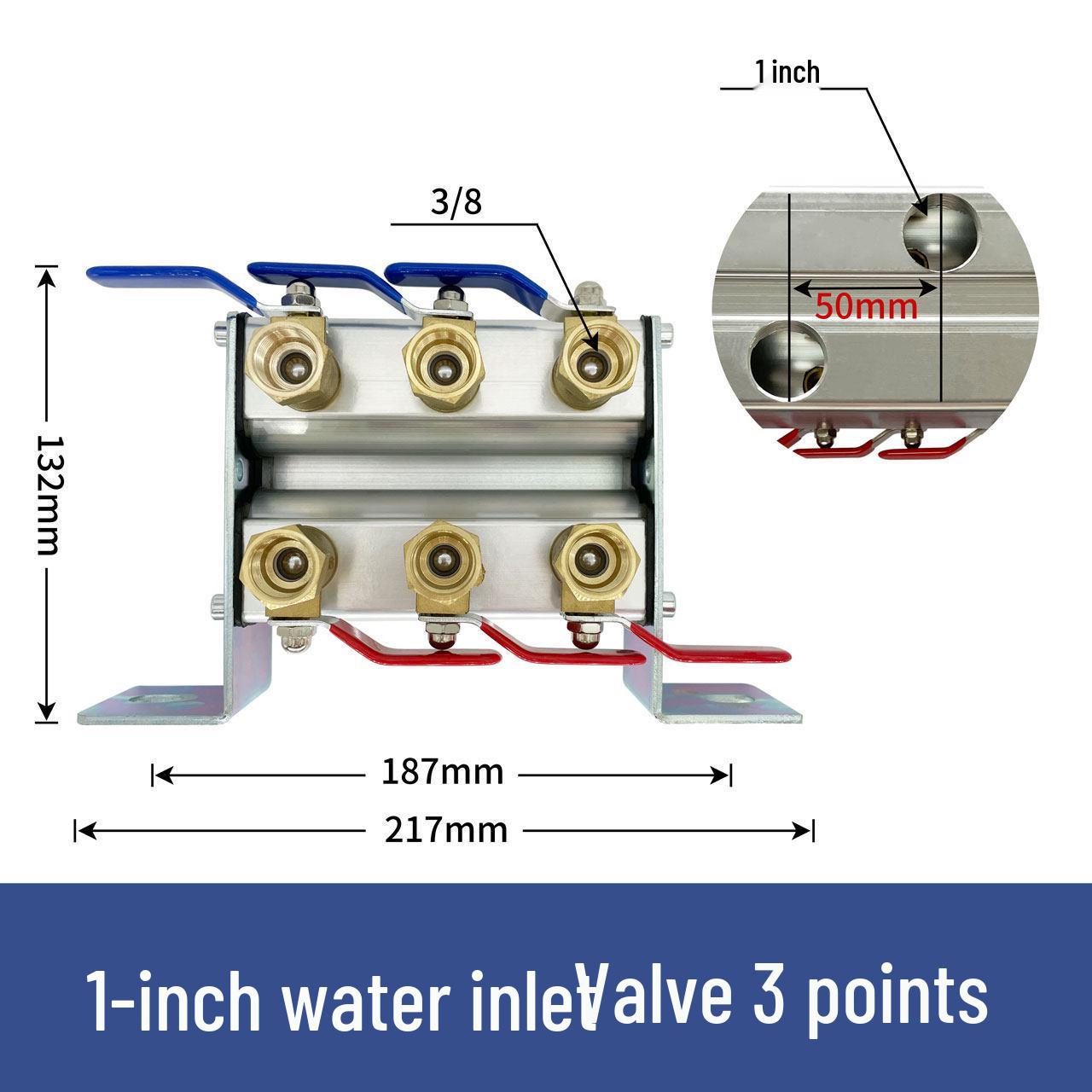 Double-Row Water Manifold Distributor for Haitian Injection Molding Machines