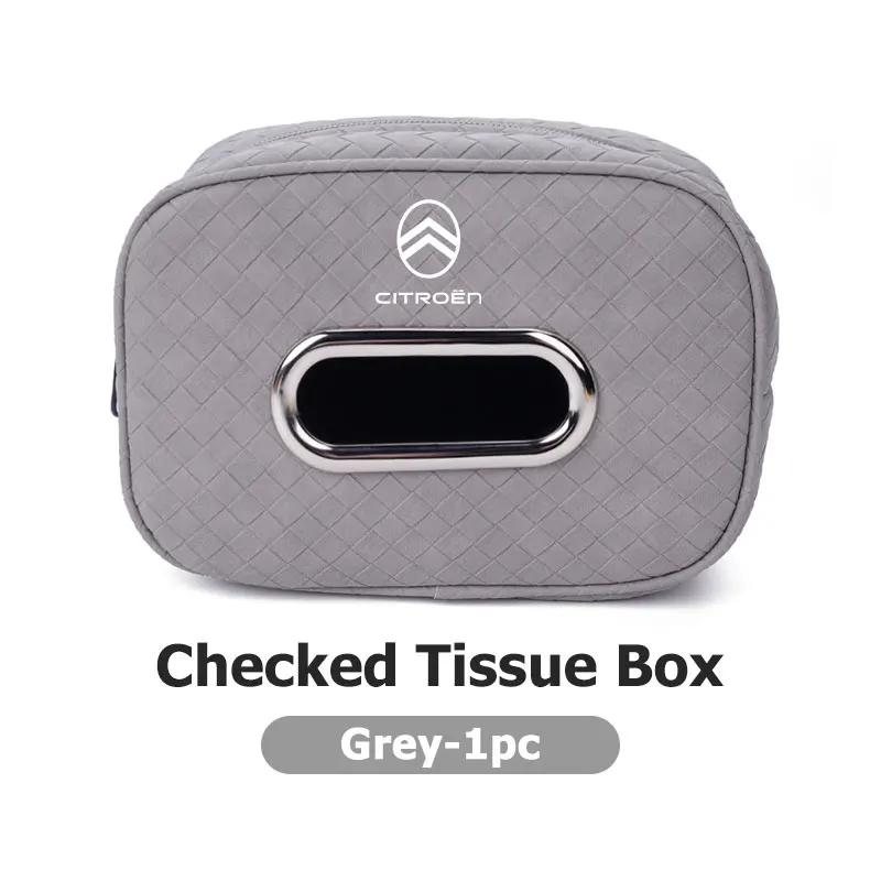 

Car Tissue Box Creative Drawer Leather Back Seat Paper Organizer For Citroen C4 C3 C5 C1 C2 C6 C4L DS3 DS4 Berlingo Picasso