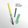Flair Inky Move Fountain Pen Blister Pack Matte Pastel Body Colors Blue Ink Pack of 4 with Free 2 Jumbo Cartridges 114