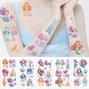 New Cartoon Mermaid Series Tattoo Stickers Waterproof Party Party Gift Funny DIY Fun Face