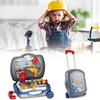 Kit de caja de herramientas para niños, juguetes educativos, herramientas de reparación de simulación, taladro, juego de plástico, aprendizaje, ingeniería, juegos de simulación, juguetes para niños