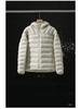 2025 Autumn/Winter Gold Label Men's Lightweight Tech P Hooded Jacket - Windproof, Water-Repellent, Warm Cotton