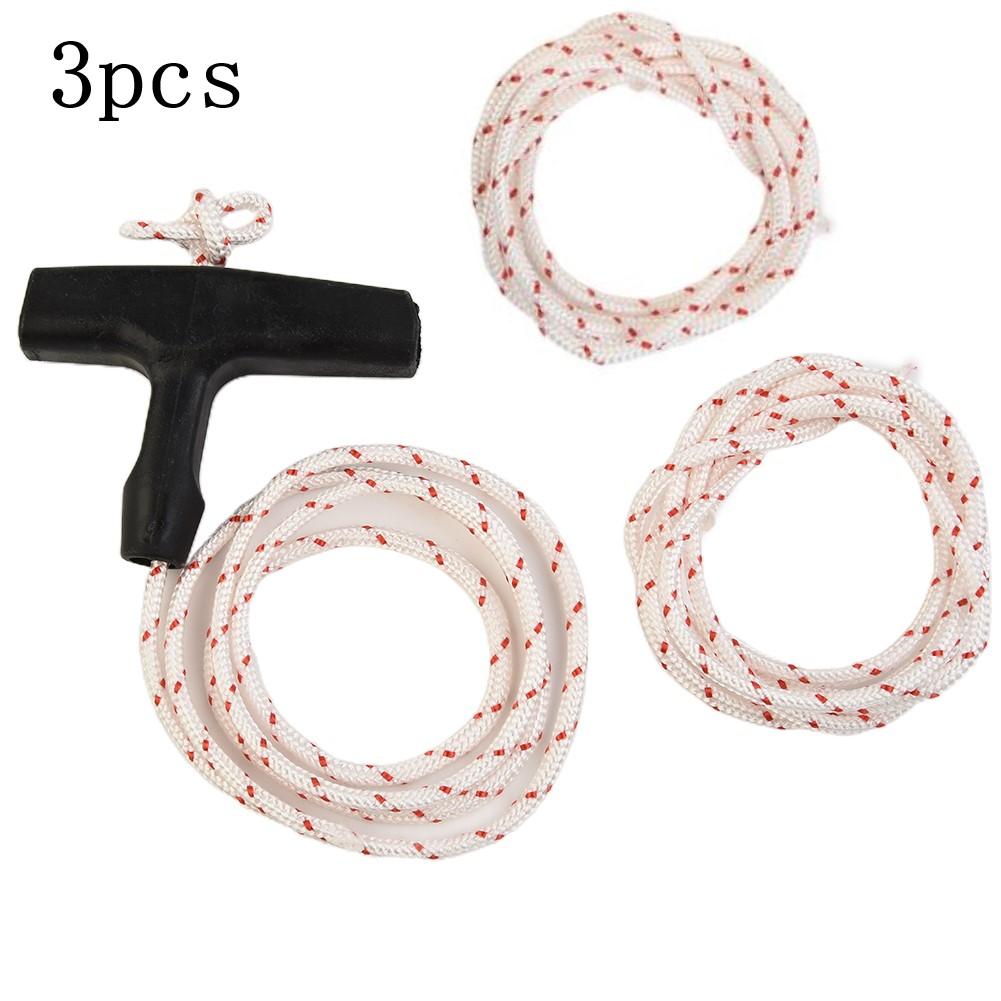 

Hot Sale Protable Brand New Starter Handle Rope 2pcs Spare Cord Rope Accessories High Quality Kits Start Pull Handle