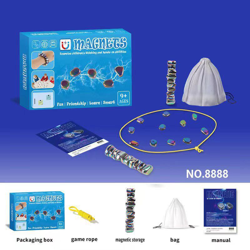 Magnetic Effect Chess Fun Mine-step Board Game Parent-child Interactive Game Magnetic Battle Desktop Puzzle For Kids Family