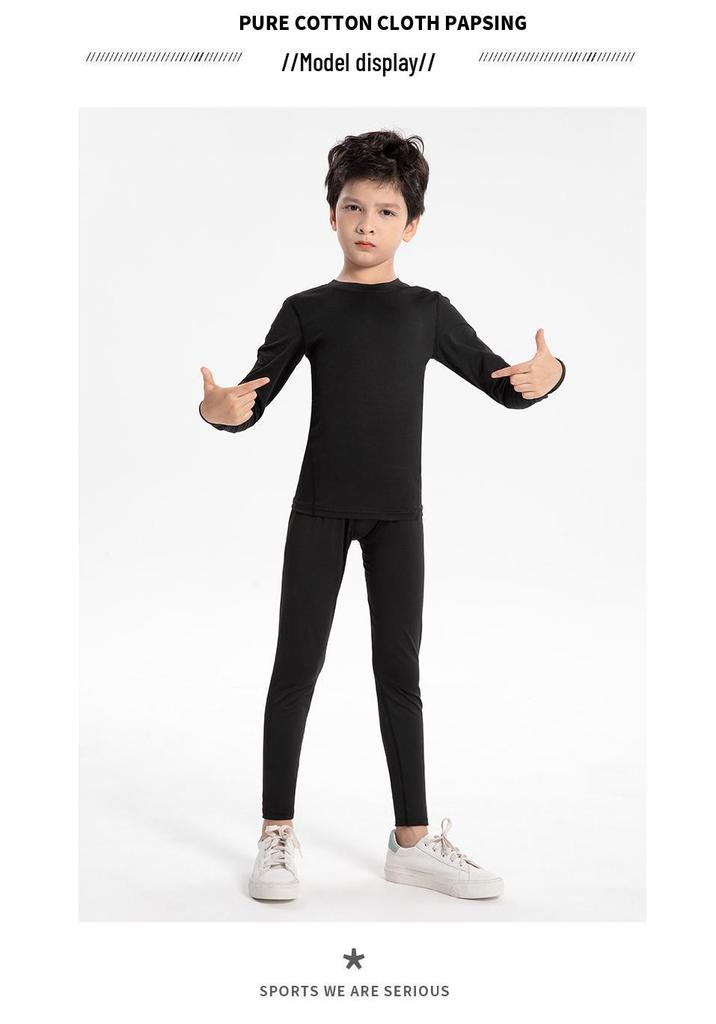 Children's Long-sleeve Quick-dry Sports Base Layer