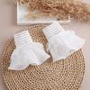 Ruffle False Wrist Cuffs Mesh Lace Fake Cuffs Universal Detachable Sleeves  Halloween
