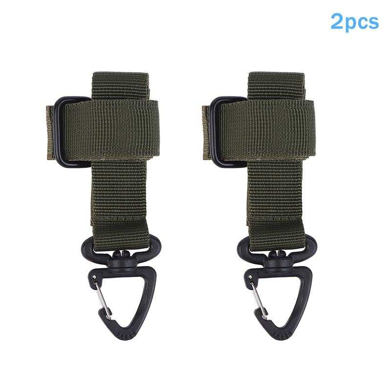 Sangle de reliure portable en nylon multi-usages Crochet pour gants Gants de travail Clip de sécurité Corde d'escalade extérieure Boucle de suspension de camping