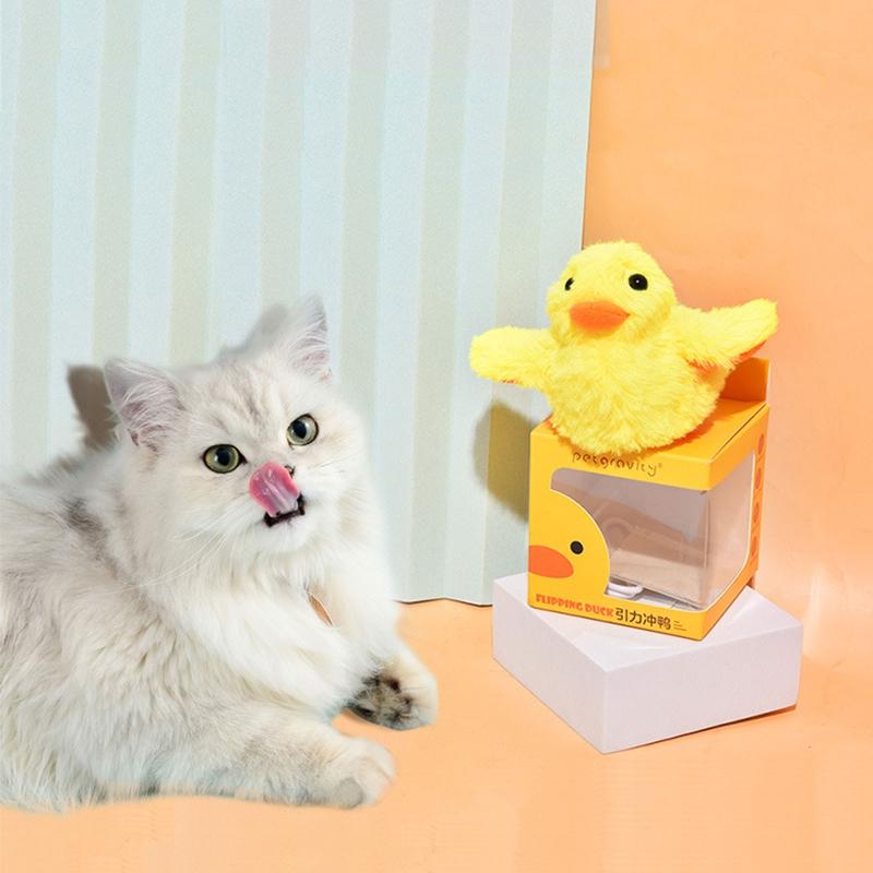 Electric Duck Cats Toy Large Dog Cats Toy Duck Yellow Duck Kitten Duck Toy