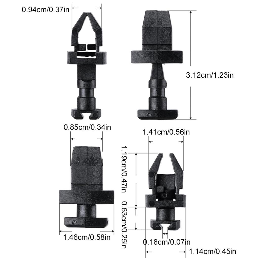 10pcs/set 10PCS RV Refrigerator Vent Clips For Norcold 617772 Replacement Refrigerator Clips 617772