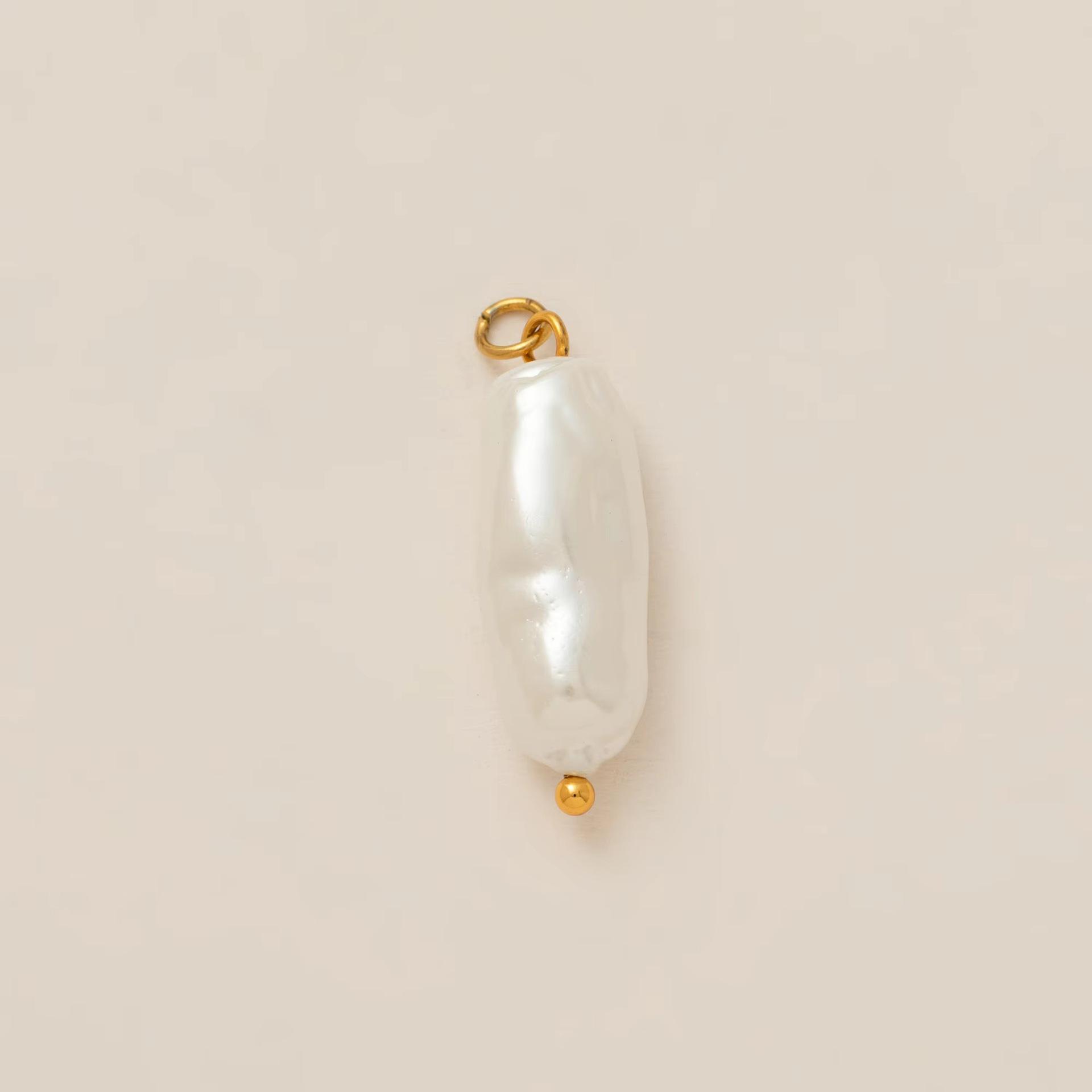18K Gold Retention Stainless Steel Earth Pendant