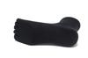 Finger for Outdoor Set Sizes Men's Five-Toe Socks, Cotton, Ankle-Length, Crew-Length, Sports, Activities, Trekking, 5-Pair (Black (5 Pairs) - 97BK,