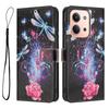 For Xiaomi Redmi 15C 4G (Global) (171mm)/Xiaomi Poco C85 4G Wallet Case Pattern Printing PU Leather Phone Cover with Lanyard