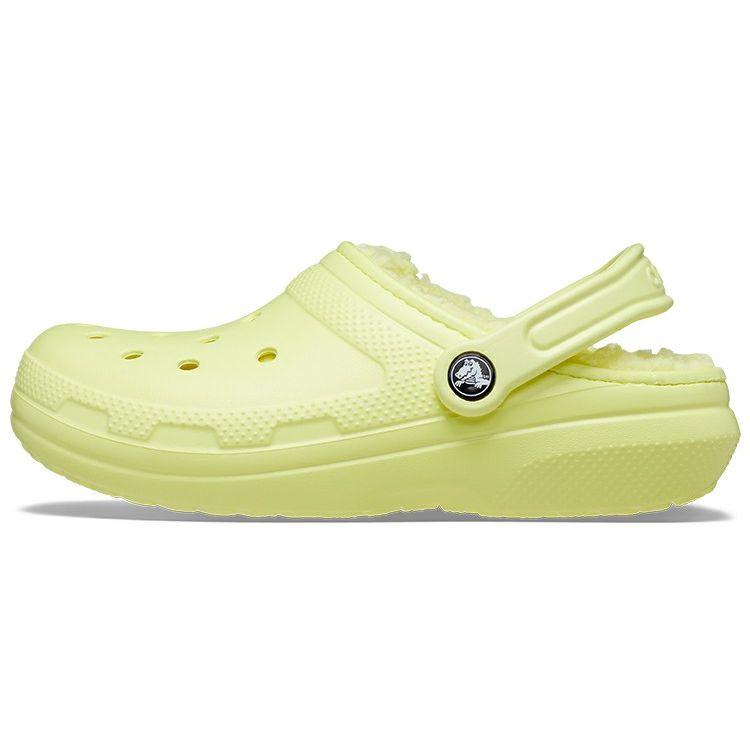 Crocs Classic Clog EVA Fashion Round Toe Hole Shoes Unisex clogs Iris-Yellow 203591-75U
