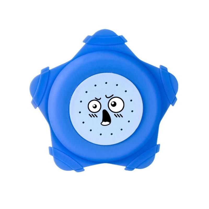 

Flexible Squeeze Throwing Flying Disc Outdoor Water Toy For Family Fun Safe Silicone Material Kids Beach Activity синій