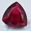 Natural Red Ruby Loose Gemstone 11.05 Ct Trillion Cut for Jewelry Making and Gem Collections