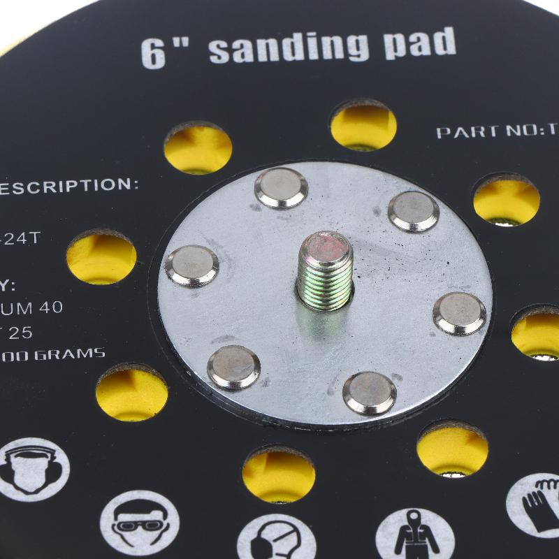 6 Inch 17 Holes Sander Backing Pad For Makita Bo6030 Bo6040 For Festool Ro1 Es150 Et2 Es / Ets 150 Grinding Sanding