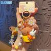 Cute Miffy Rabbit Keychain Doll Cutegirlish Anime CartoonCreative Diy Keychain Schoolbag Couple Gift