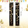 2 Pieces 85th Birthday Party Decorations Cheers to 85 Years Banner Porch Sign Door Hanging Banner 85th Party Decorations Welcome Porch Sign for 85