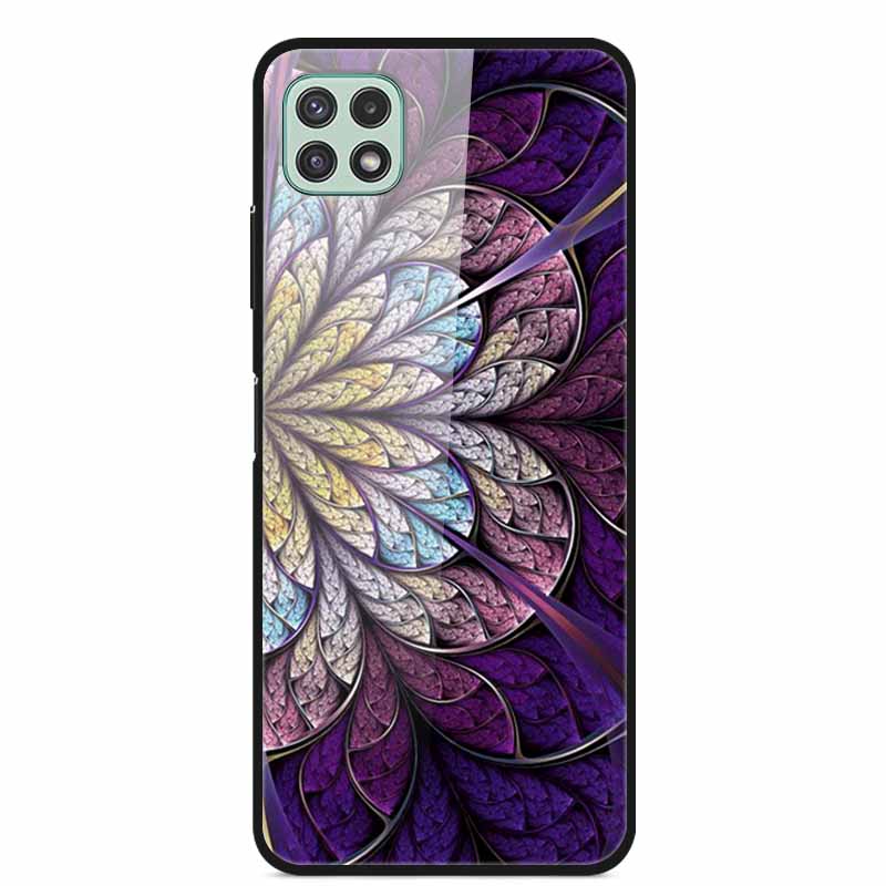 For Samsung Galaxy Wide5 Case Tempered Glass Hard PC Phone Back Cover for Galaxy Wide 5 Bumpers Cases Shell Coque 6.6'' SM-E426S